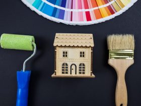 Paletta a ház színének kiválasztásához.